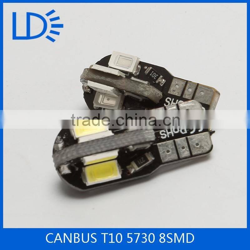 CANBUS car smd light 8pcs 5730 smd car light bulbs