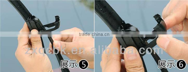 ZX High performance auto wiper blades/clear view wiper blade//universal windshield wiper with factory price