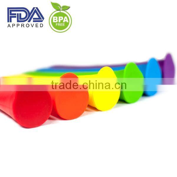 Non-sticky newest silicone ice cream popsicle mold