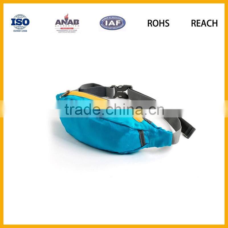 Wholesale Fashionable Nylon Outdoor Sports Adjastable Belt Elastic Waist Bag for Men and Women