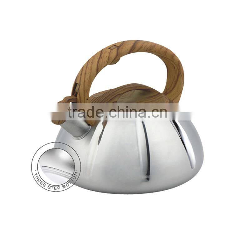 High temperature lacquer stainless steel tea kettle water whistling kettle for all heater