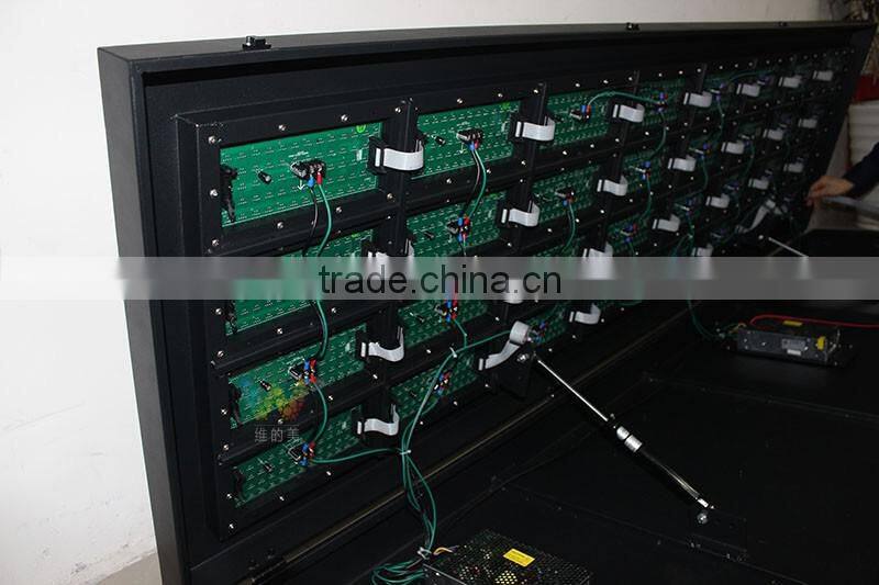 High way good quality red green P10 LED module transport display screen