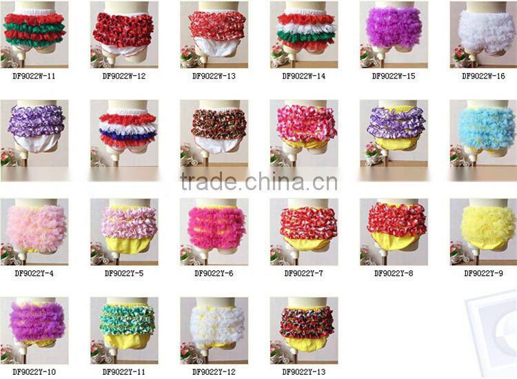 Stock Girls Bloomer Turquoise Ruffle Photo Prop Style Kids Diaper Cover Bloomer