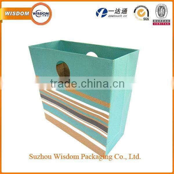 Custom present kraft borwn paper value bag