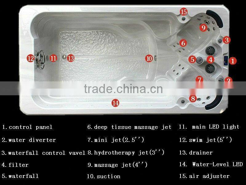 Wholesale Newest Aristech Acrylic Outdoor mini spa pool