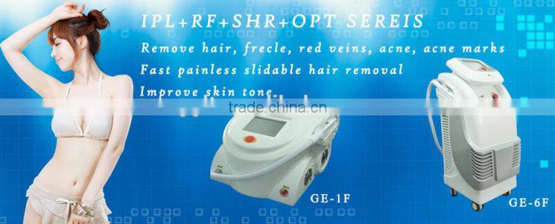 Hot sell new technology IPL+RF+OPT+SHR super fast permanent body hair removal, scar removal beauty equipment