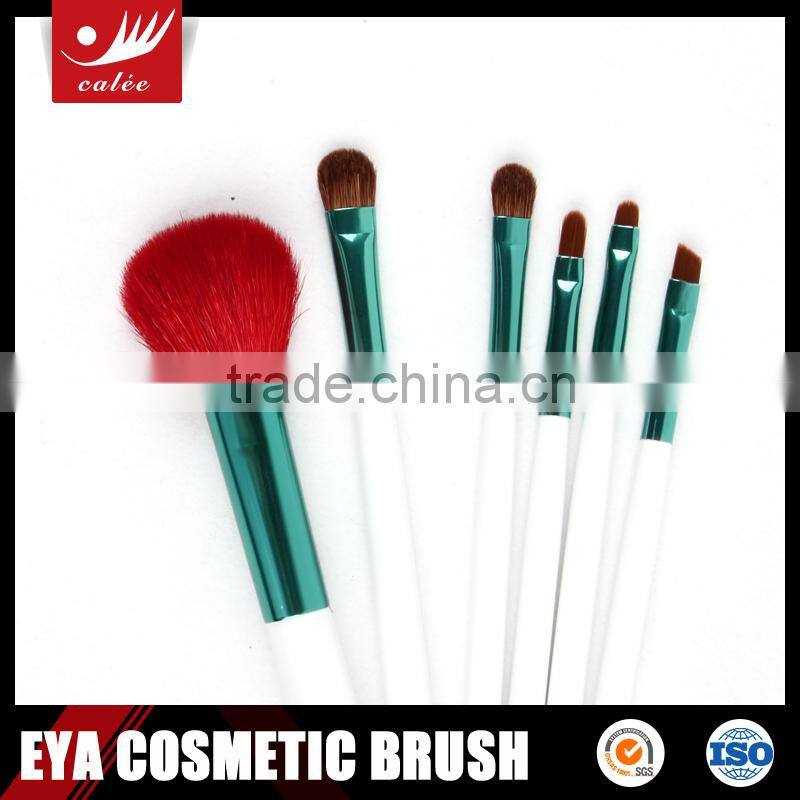 6pcs high quality travel makeup brushes