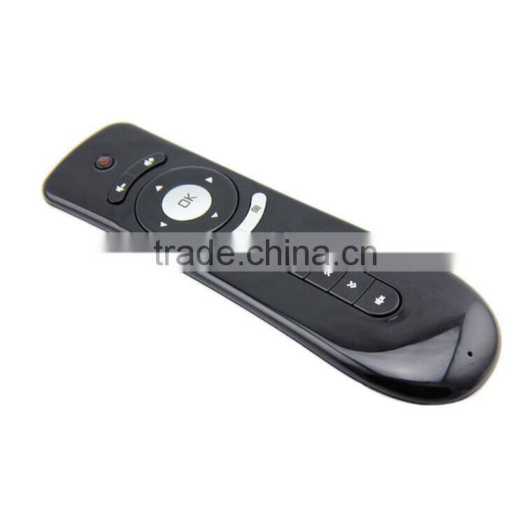 Gyroscope Mini Fly Air Mouse Keyboard T2 2.4G Wireless 3D Remote Sensing Air Mouse Gaming mouse gamer