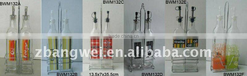 glass oil & vinegar bottle