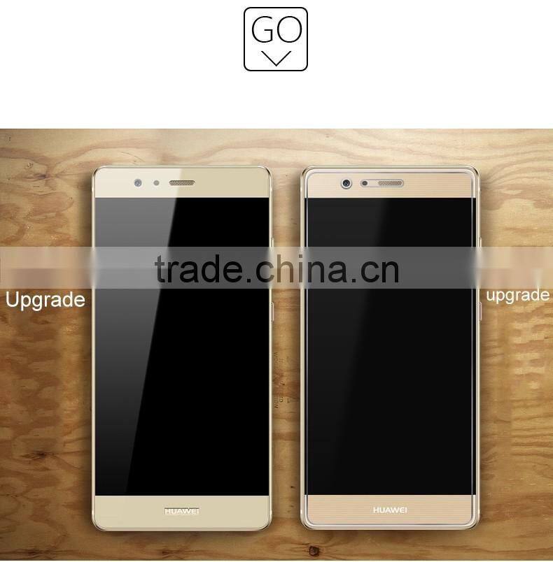 HOT 0.2MM 3D Curved Full Cover Tempered Glass Screen Protector for HUAWEI P9 Anti-explosion Glass LCD Protector