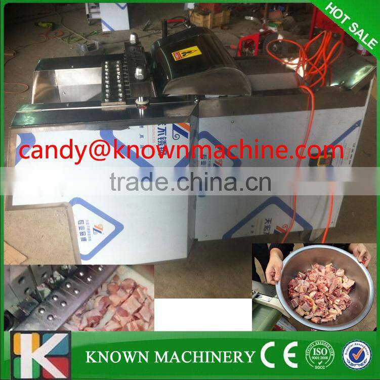 chicken meat cube cutting machine / frozen meat cutter