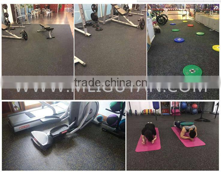 environment anti shock EPDM granules gym rubber flooring