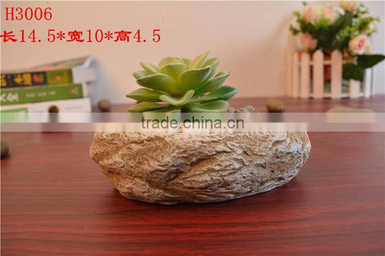 lovely decorative natural stone flower pot stone crafts