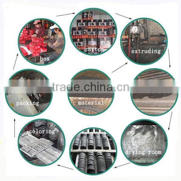 roll-packing fruit flavor charcoal for hookah pipe