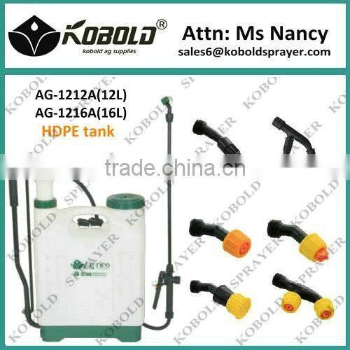 (AG-1212A) 12L garden sprayer, portable backpack sprayer, water lawn sprayer