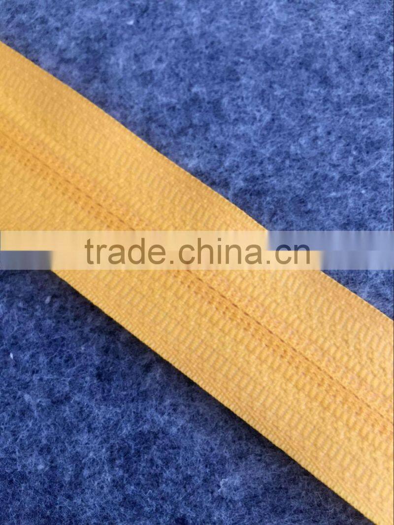 Customized length 5# water proof nylon zipper dull finishing --- imported coating film