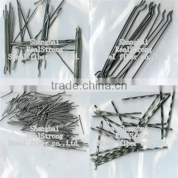 Hot sale melt extract concrete steel fiber with hook end
