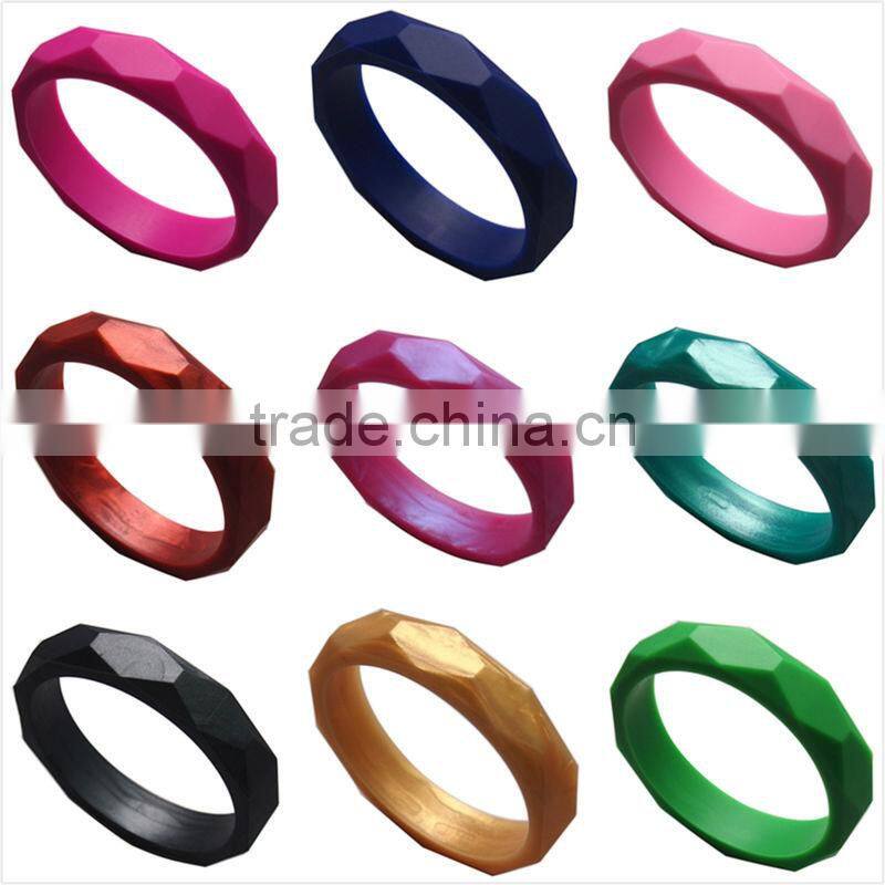 China silicone bead supplies Baby chewable bracelet