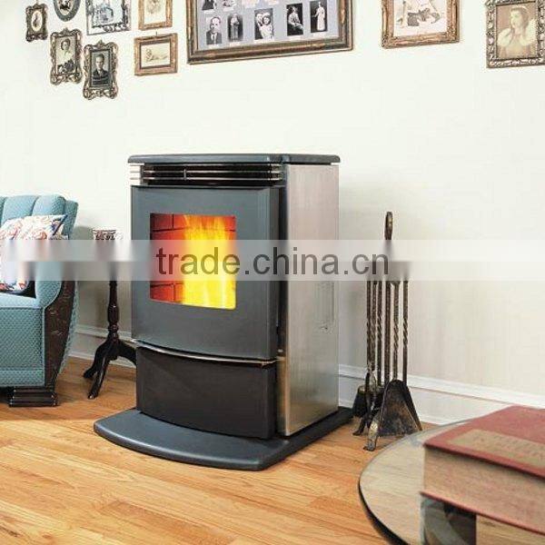 high efficient pellet stove from poland/ stove with chimney/ pellet stove with remote control