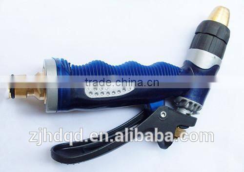 high pressure washing gun, brass head and alloy body for car washing , convienent to use