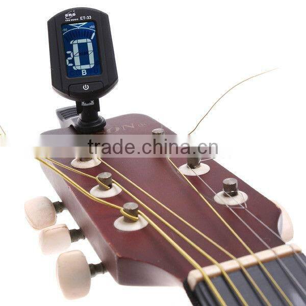 LCD Auto Mini Guitar Tuner Chromatic Bass Violin Ukulele Clip New