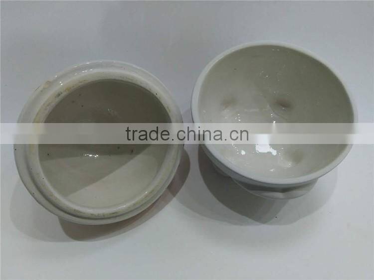 hot sale personalized color glazed decorative ceramic custom printed candle jars