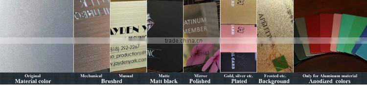 Unique Stainless Steel Black Metal Card