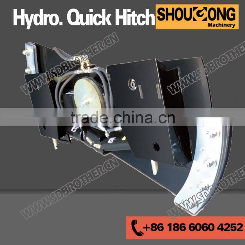 Skid Steer Hydraulic Quick Hitch with tilt function