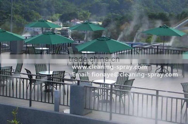 High pressure mist spray nozzle for mist cooling system