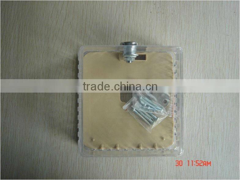 PLASTIC THERMOSTAT GUARD WITH LOCK AND KEY