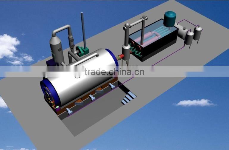 Hot Selling Professional Manufacturer Waste Tire Pyrolysis Plant Machine Made in China