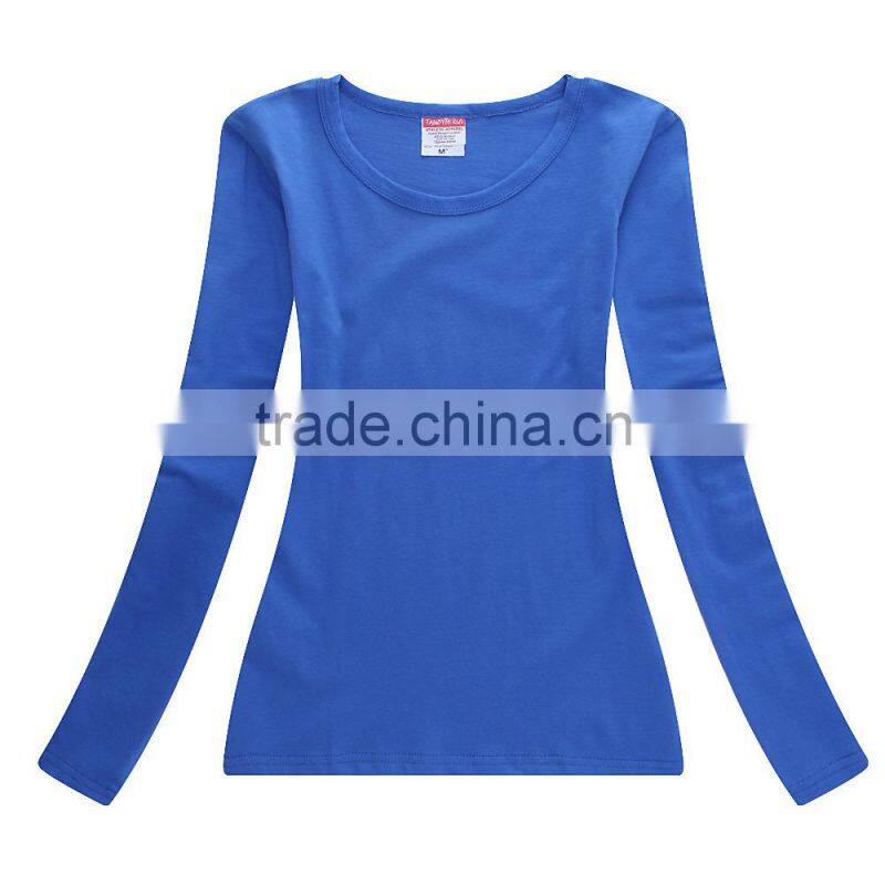 2016 Newest Sublimation Cotton Plain White Bulk Blank T Shirt