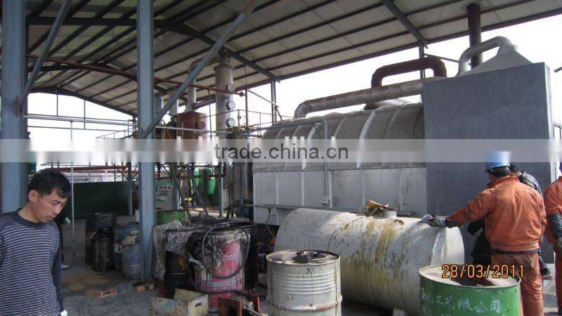Environmental Friendly City Waste Refining Plant Pyrolysis Waste Plastic,Tyre and Rubber To Fuel Energy
