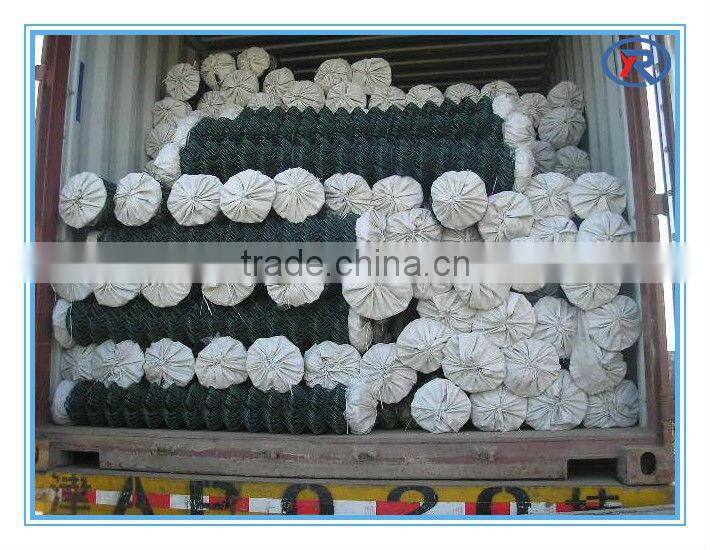 Hebei China Galvanized/PVC coated plastic chain link wire mesh
