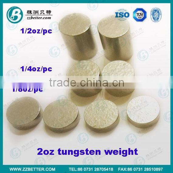 3oz 2oz tungsten weight kits for pinewood derby car