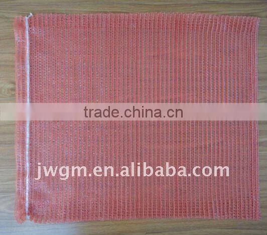 50*80cm Red hdpe raschel bag for Packing Vegetable and Fruit