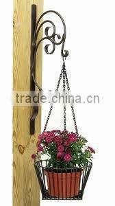 METAL WALL-HUNG HANGING BASKET HOOK