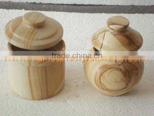 UNIQUE MARBLE CANDY JARS POTS HANDICRAFTS
