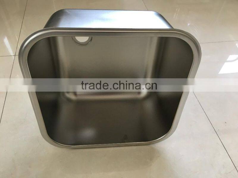Commercial Inox Steel Sink Work Table for Restaurant Kitchen Equipment