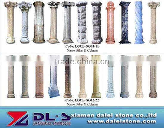 Roman stone pillars
