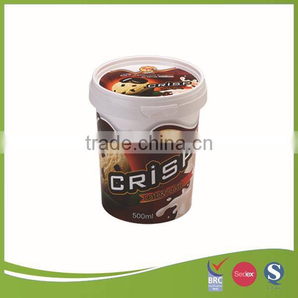 virgin plastic ice cream containers
