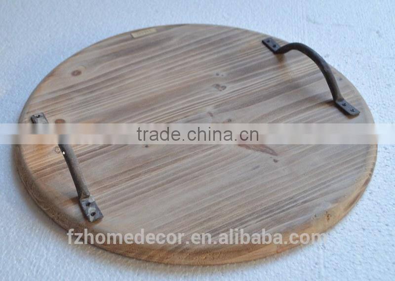 Antique wooden serving trays for home in star shaped