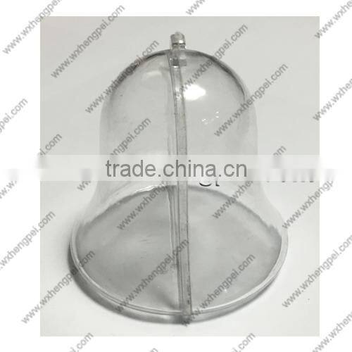 Cleverish portable cute transparent ring plastic storage jewelry wedding box kit