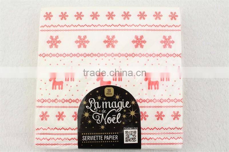 christmas design tissue paper napkins serviettes