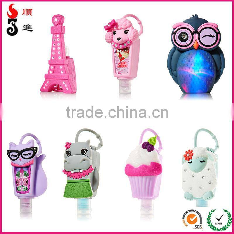 Silicone antibacterial hand sanitizer holder for Bath and body works 1 fl oz/29ml