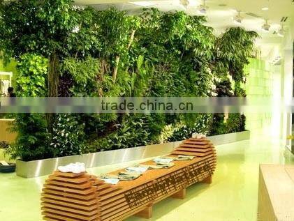 Various green decorative background wall boards
