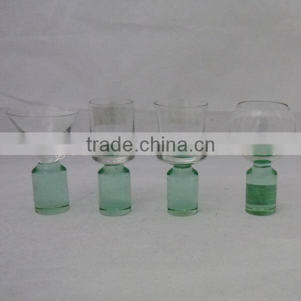 clear glass tea cup espresso cup paper halloween transfer