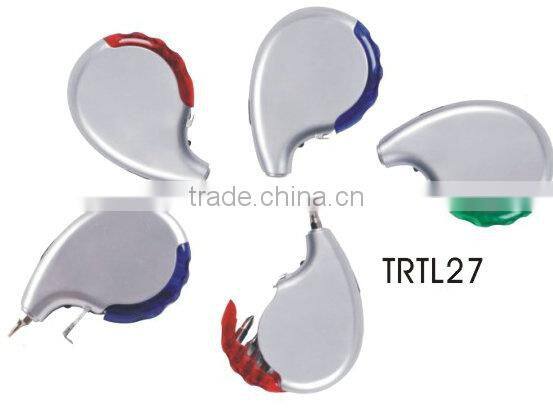 Mini Pocket Screwdriver & Tape Measure Keyring Set