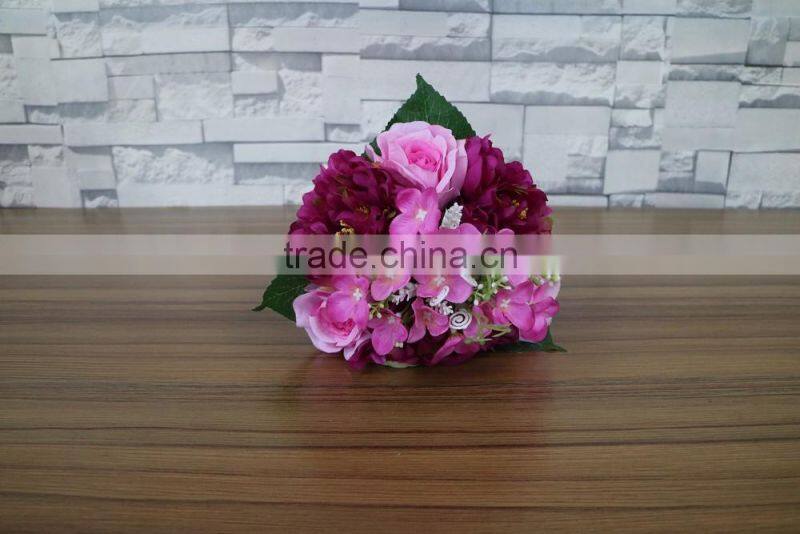 Artificial bouquet flowers silk flower bundle