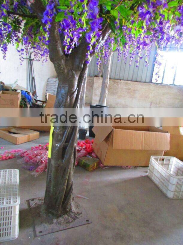 Wedding decorative artificial wisteria flower tree for sale